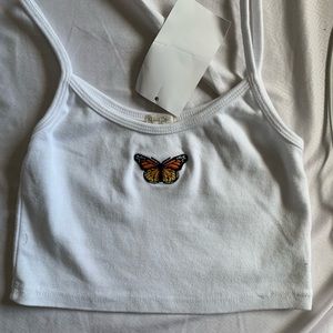 Brandy Melville John Galt Butterfly Tank Top